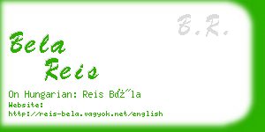 bela reis business card